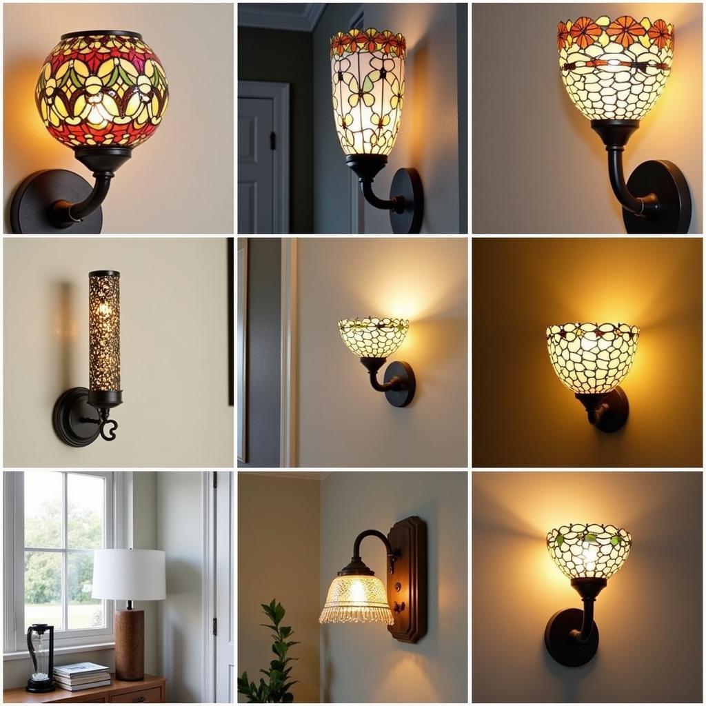 Art Glass Sconce Lighting in Various Styles