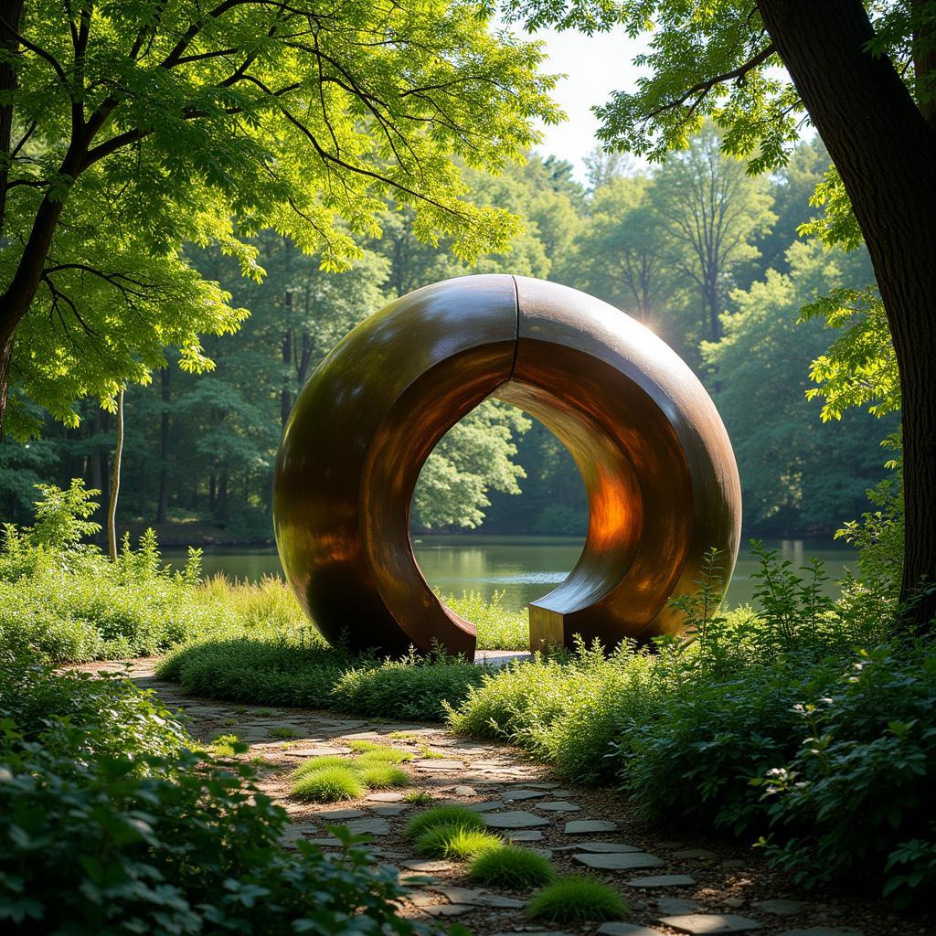 Art in the Gardens Sculpture Installation