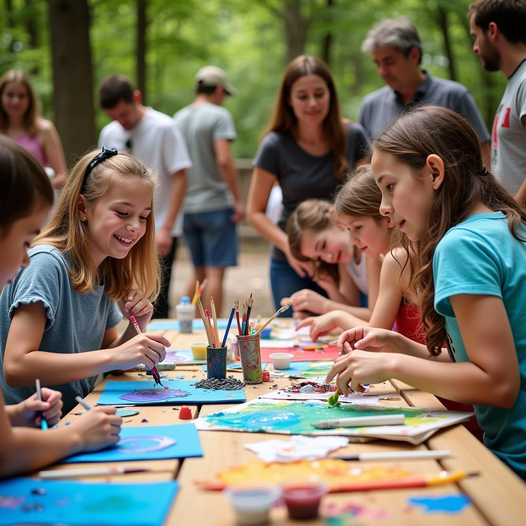 Children's Activities at Art in the Park Boulder City