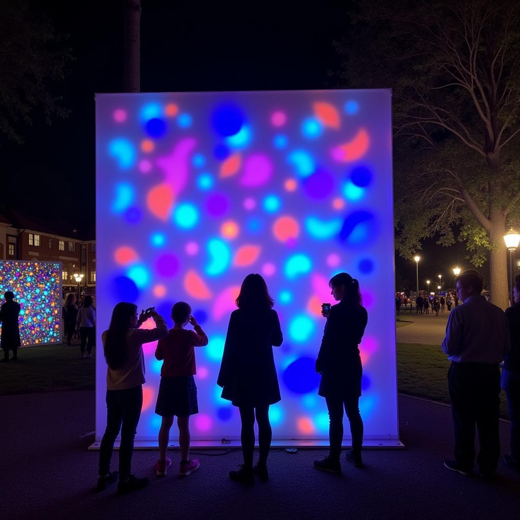 Interactive Art Installation at Art in the Park Lawrence KS