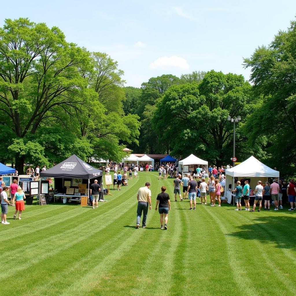 Marathon Park Setting at Art in the Park Wausau