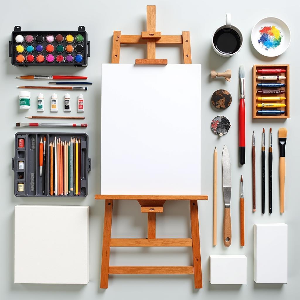 Art Kit with Easel: Essential Components