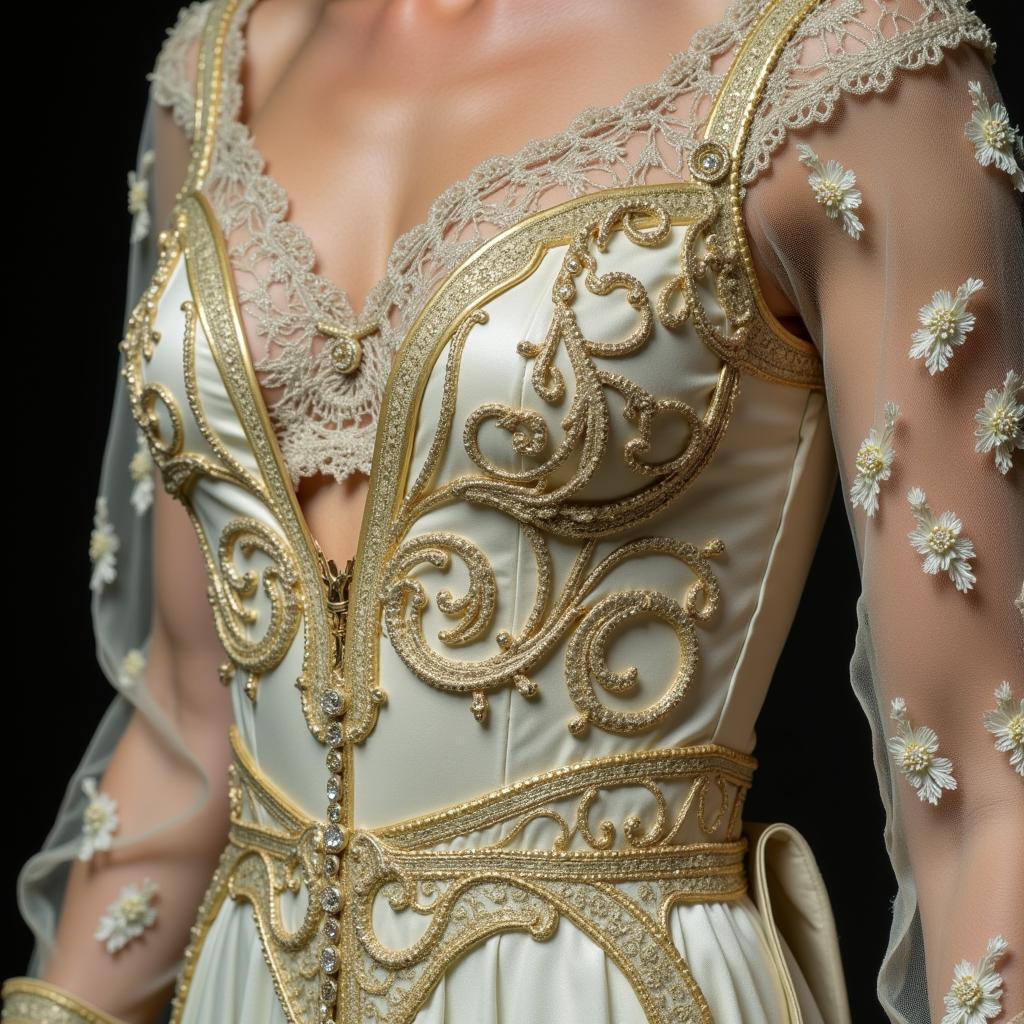 Art Nouveau Dress Details and Mucha's Influence