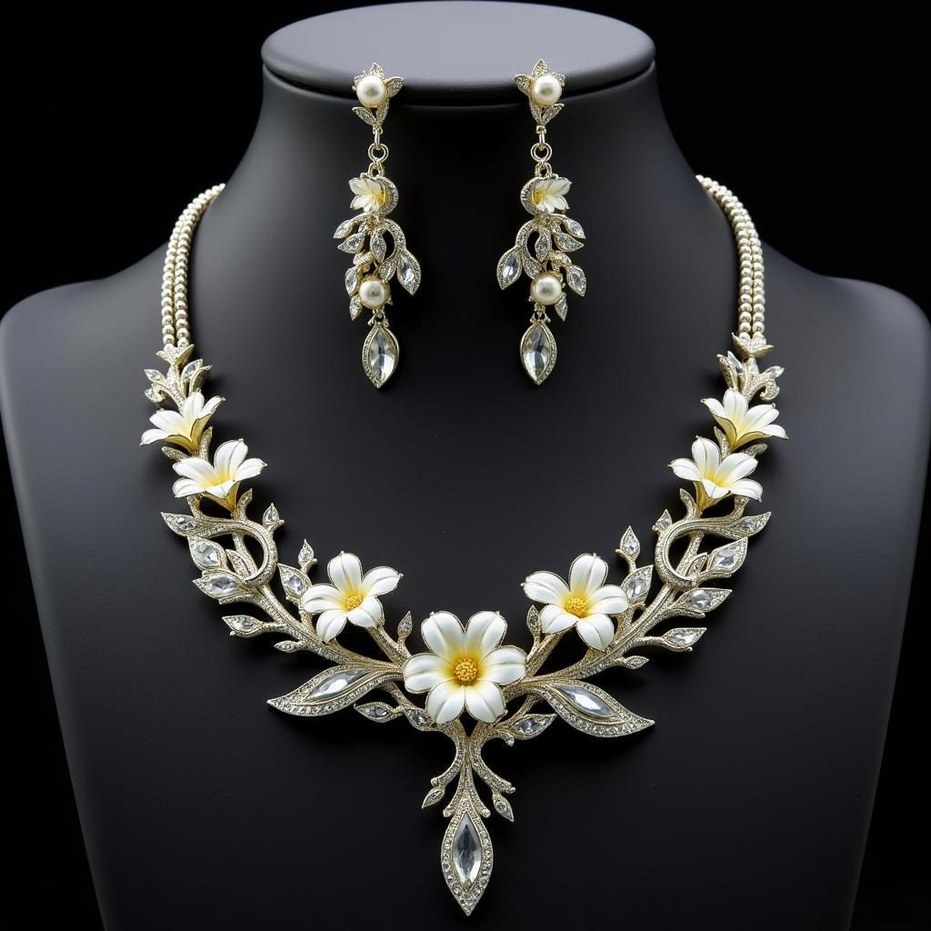 Art Nouveau Lily of the Valley Jewelry