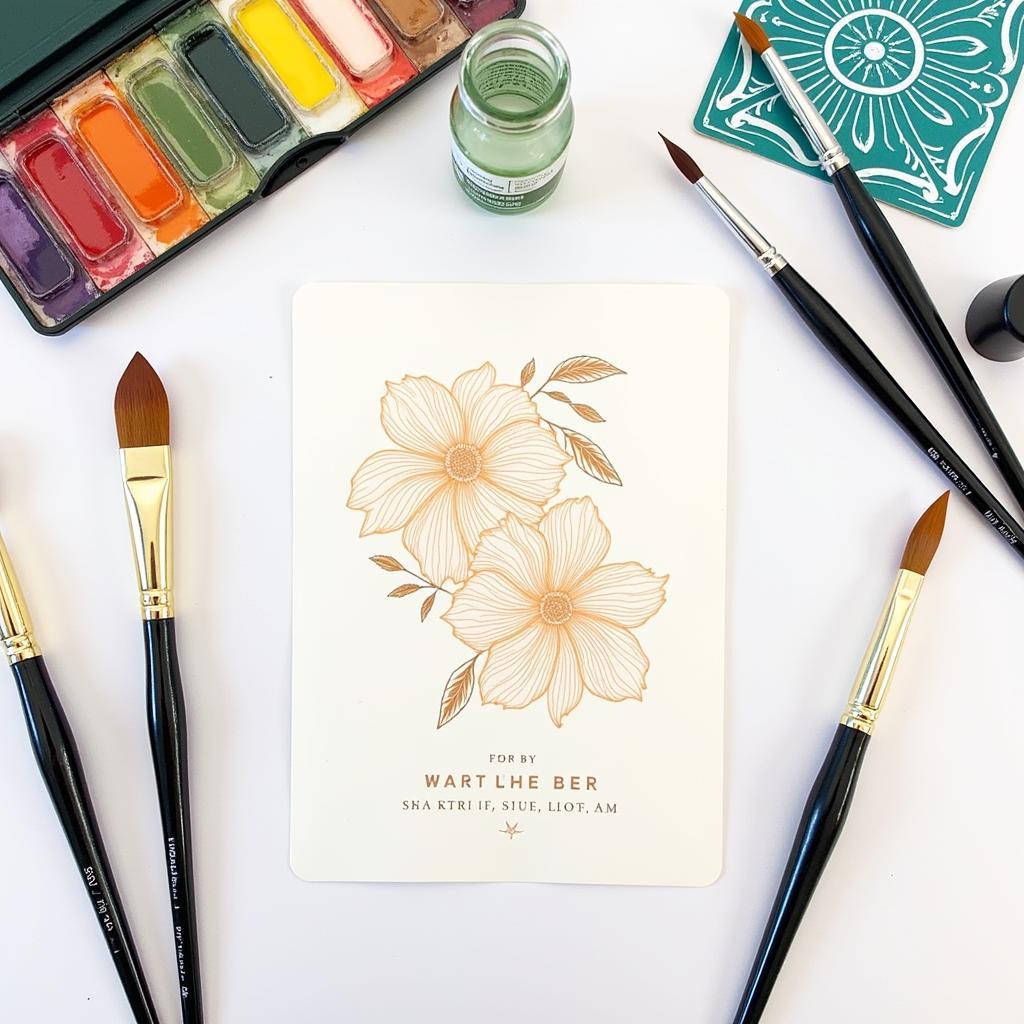 DIY Art Nouveau Save the Date Project