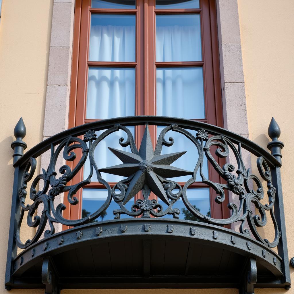 Art Nouveau Star Architectural Detail