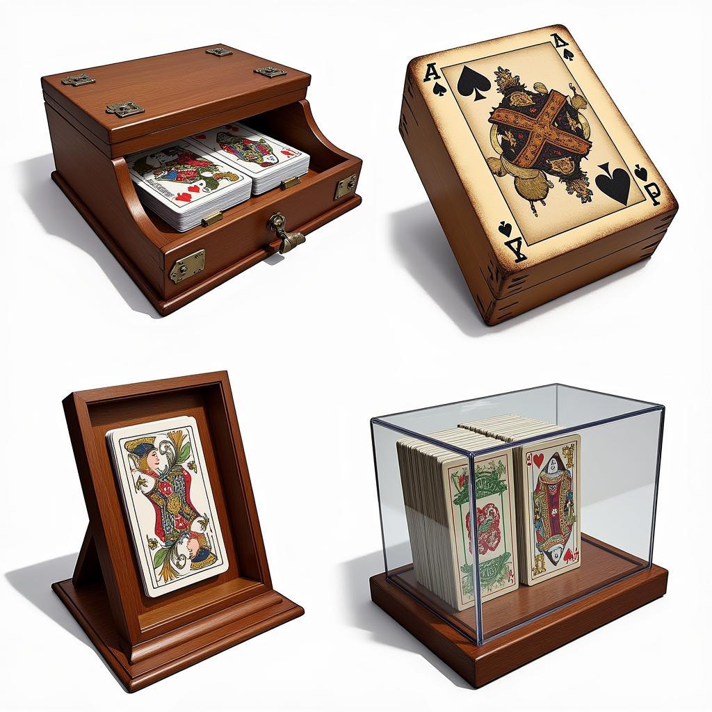 Art Poker Cards Storage and Display