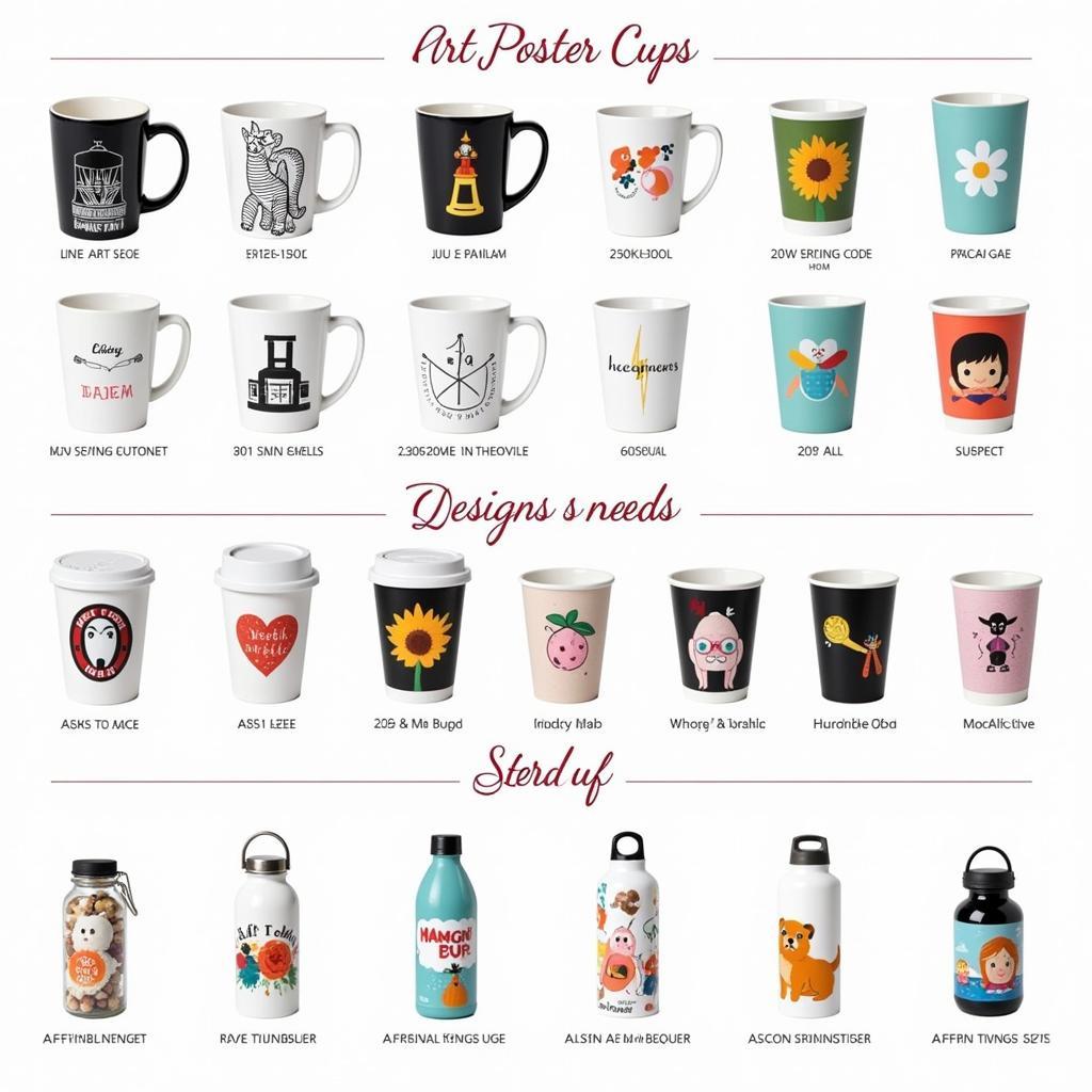 Art Poster Cup Design Inspiration