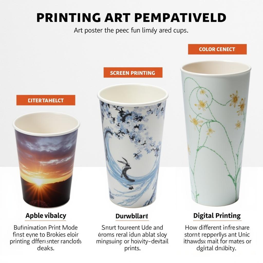 Art Poster Cup Printing Techniques