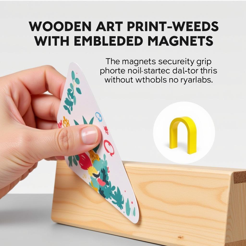 Art Print Holder with Magnets