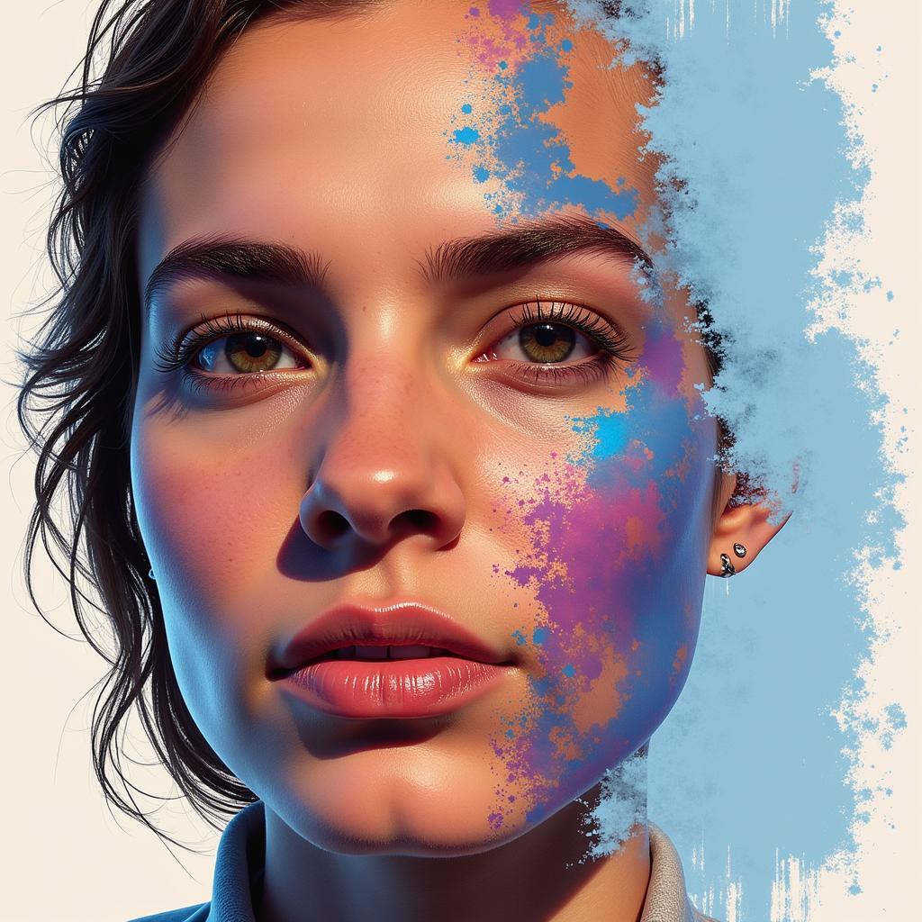 Art Sandler's digital painting process, demonstrating layering techniques and brush strokes