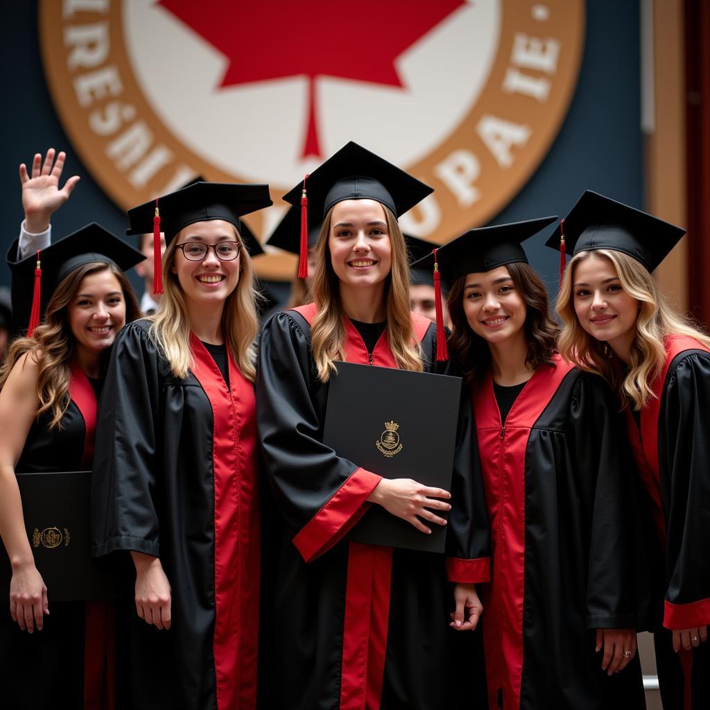 Art School Graduation Ceremony in Canada