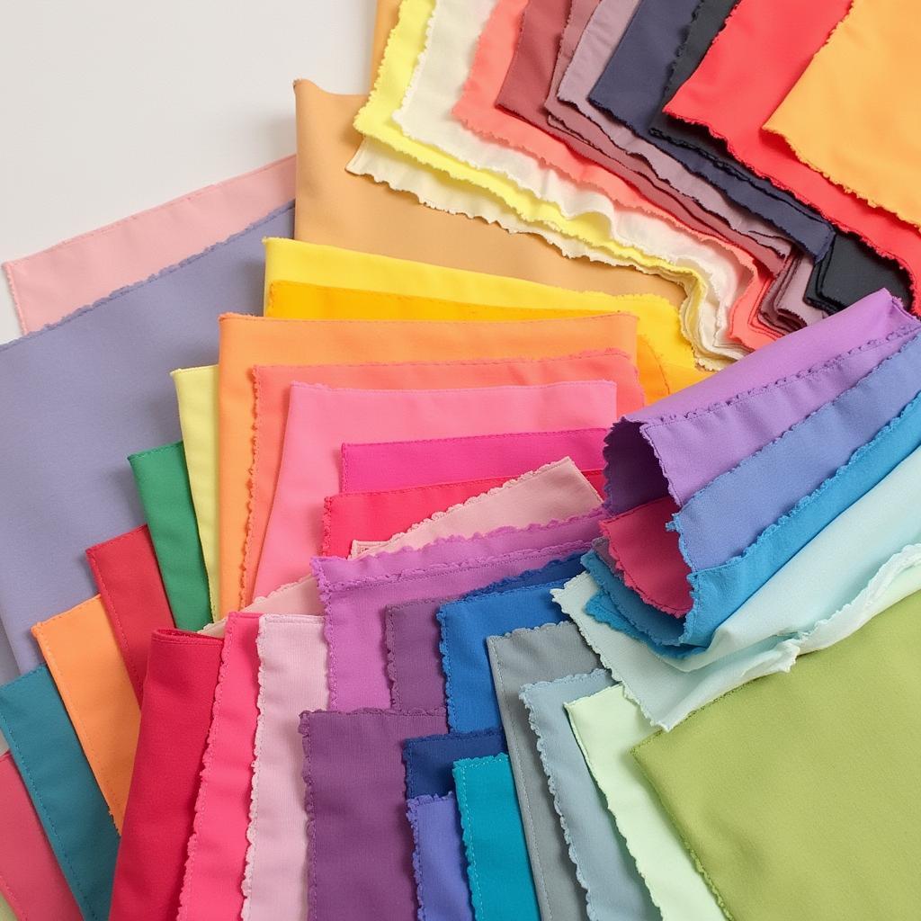 A wide array of vibrant colors available in art silk cloth