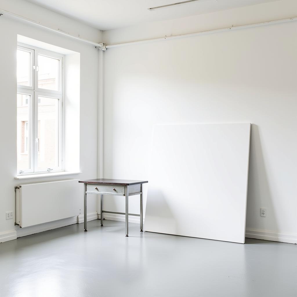 Art Studio with Neutral Walls