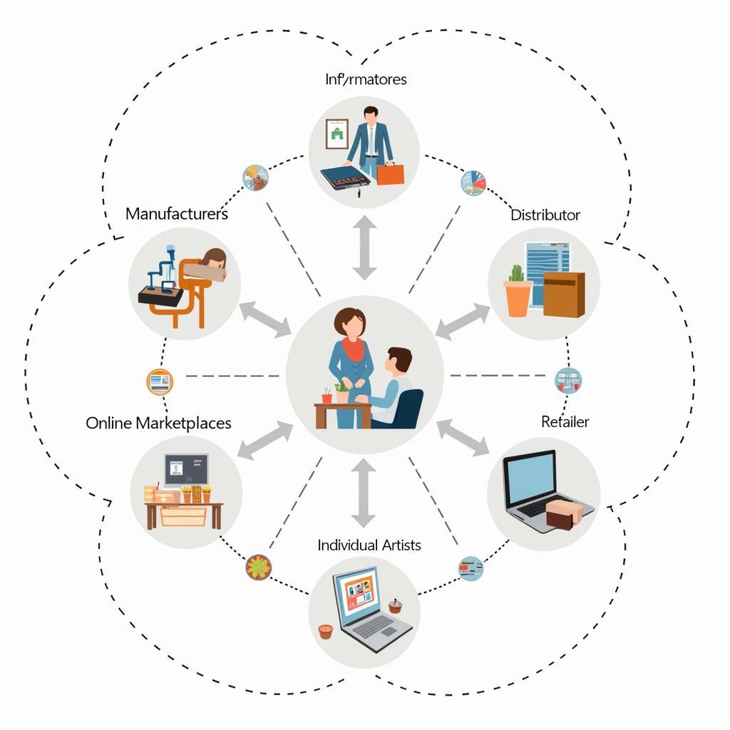 Art Supply Network Diagram