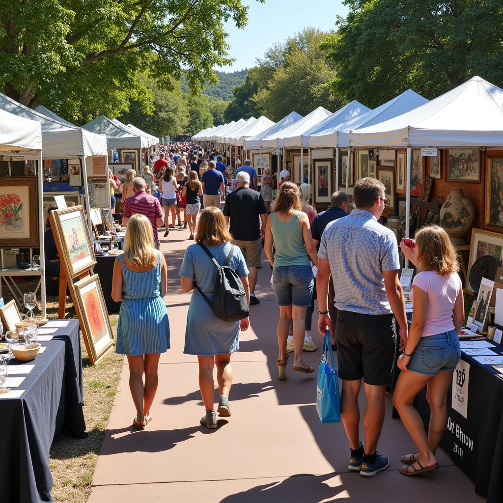 Art and Wine Festival Booths