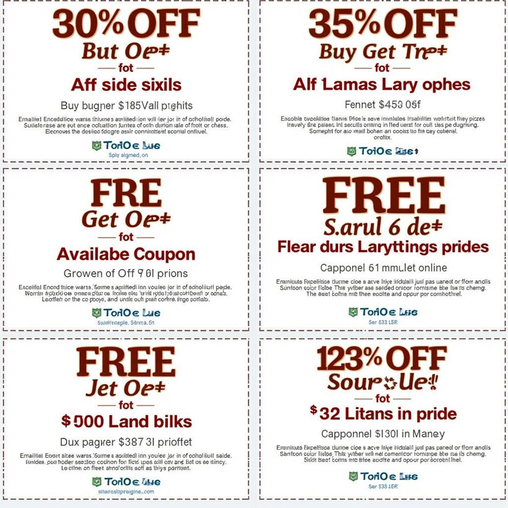 Variety of Arte Pizza Coupons