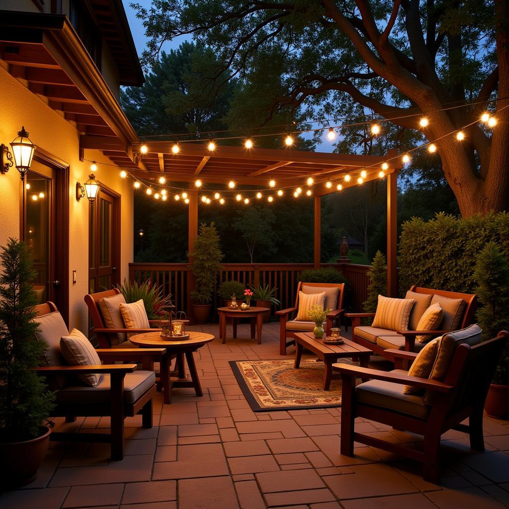 Arts and Crafts Patio Lighting Ideas