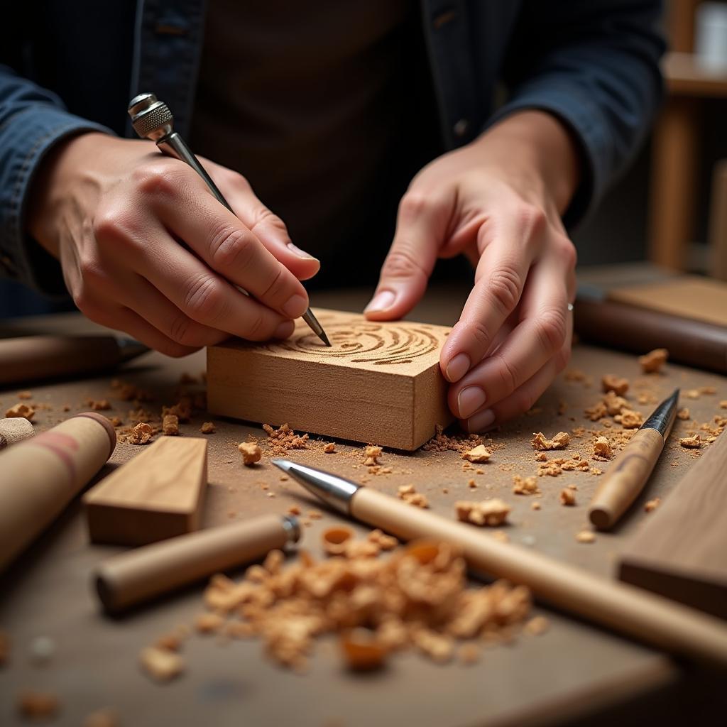 Woodblock Carving for Arts and Crafts Prints