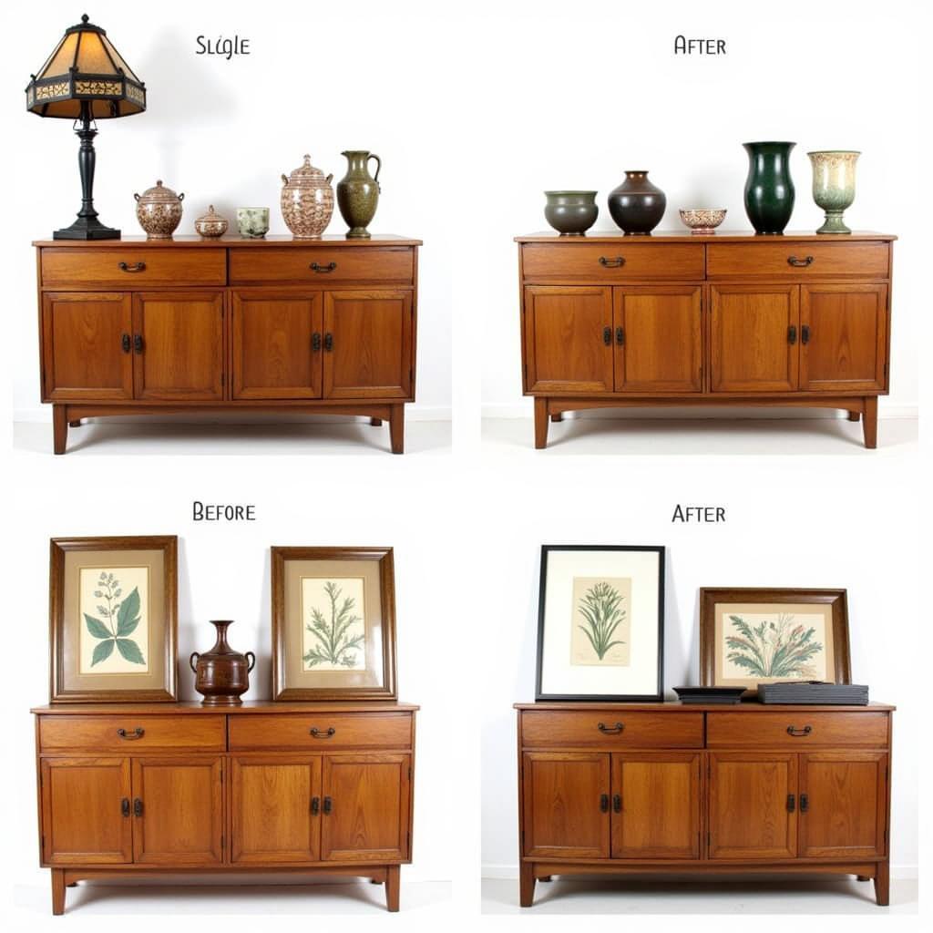 Styling Ideas for an Arts and Crafts Sideboard