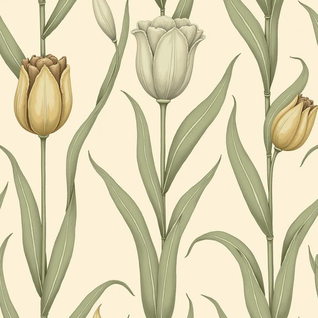 Arts and Crafts Wallpaper Nature Inspired Design