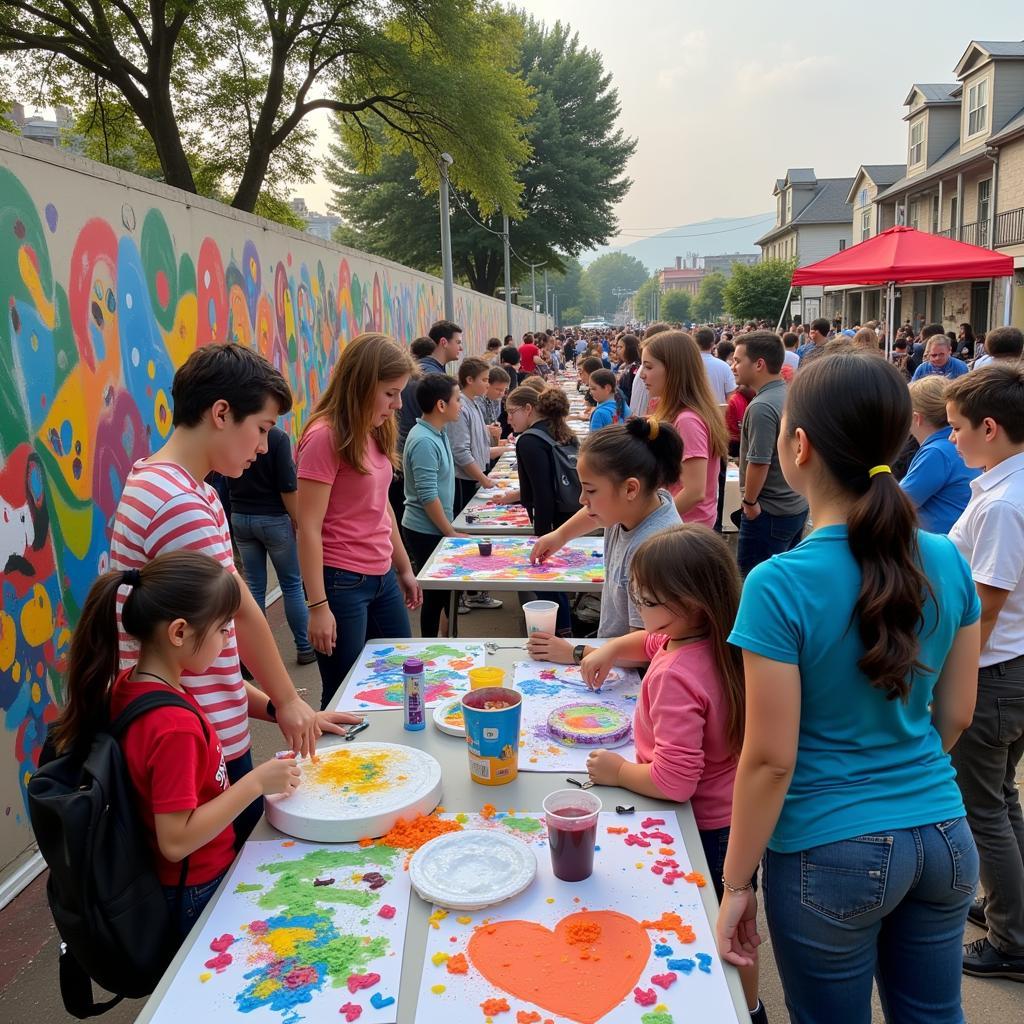 Community Art Project Celebrating Arts in Education Week