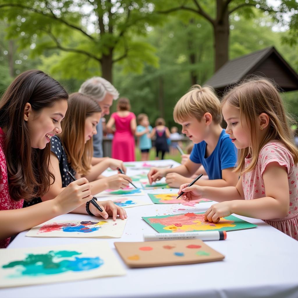 Community Engagement at Arts in the Park Brainerd MN