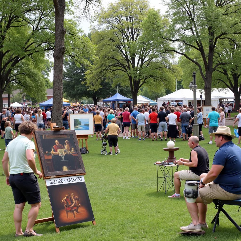 Diverse Art Forms at Arts in the Park North Platte NE