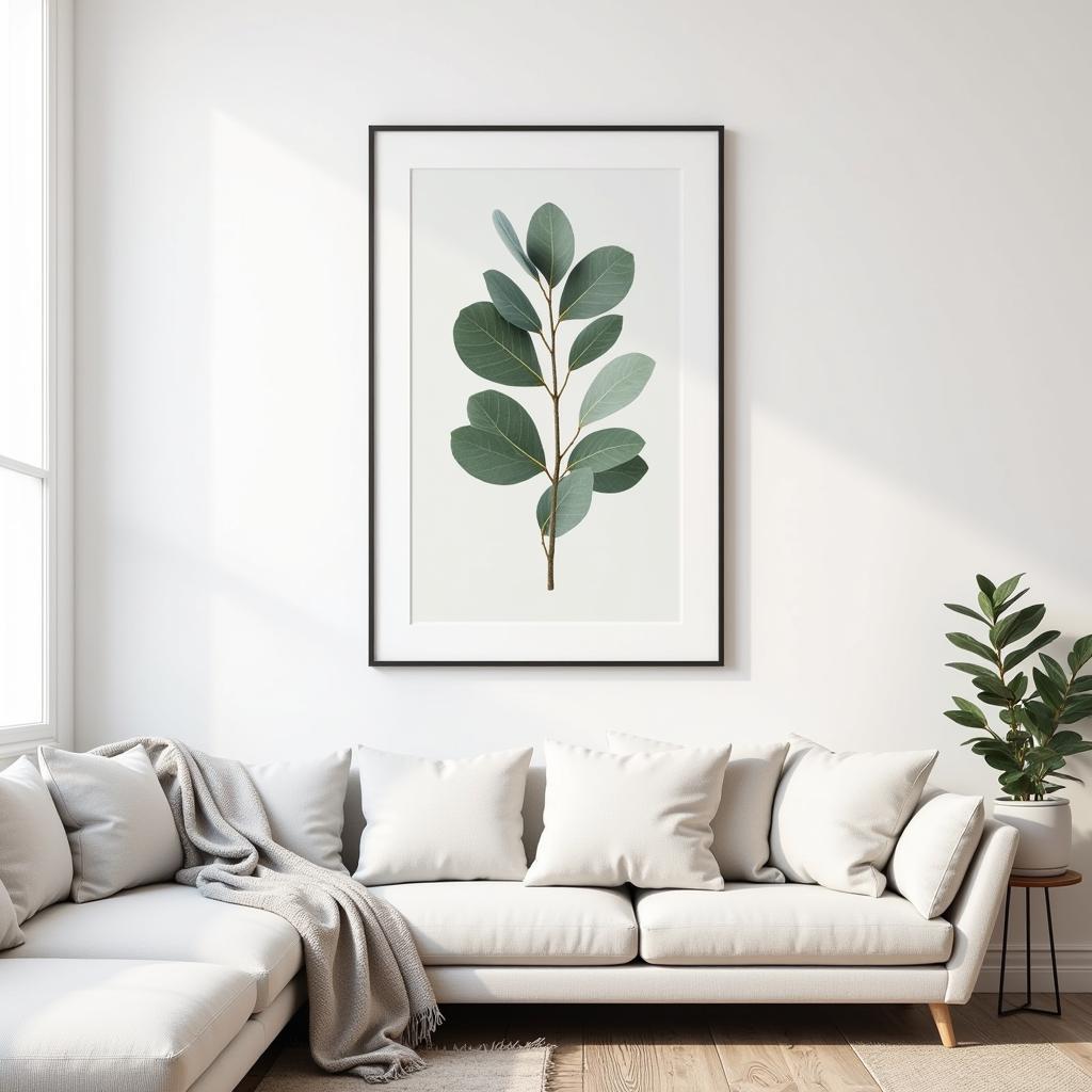 Australian Botanical Wall Art Eucalyptus Print