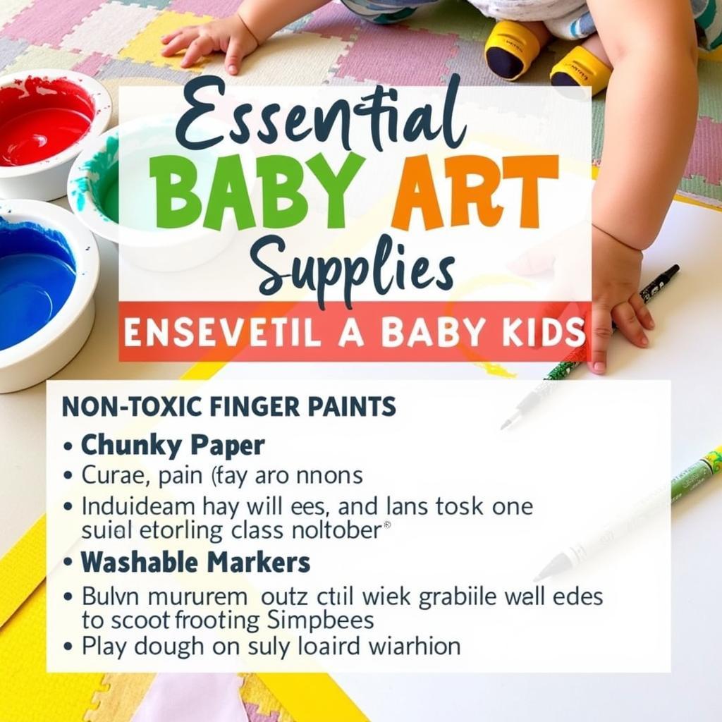 Essential Baby Art Supplies for Creative Play