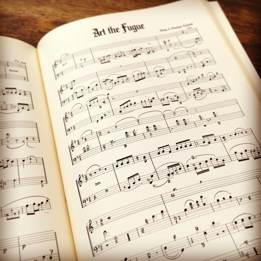 Bach's Art of the Fugue Score