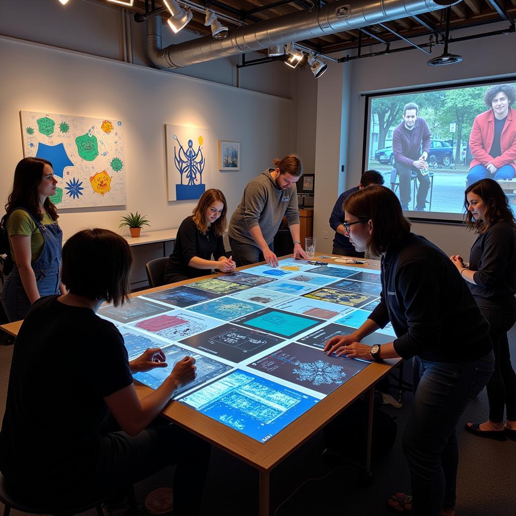 Collaborative Art Project at the Baker Center