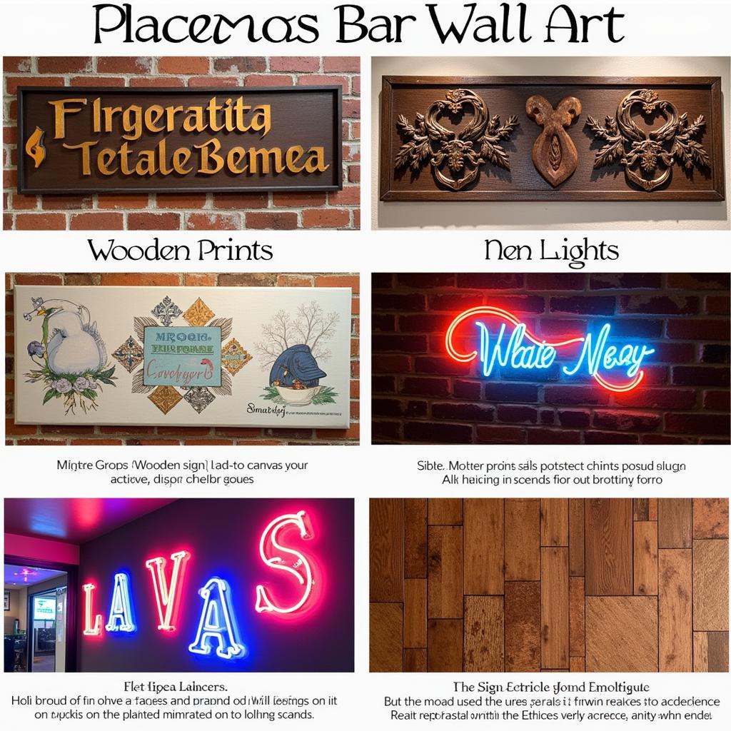 Choosing the Right Materials and Finishes for Bar Area Wall Art