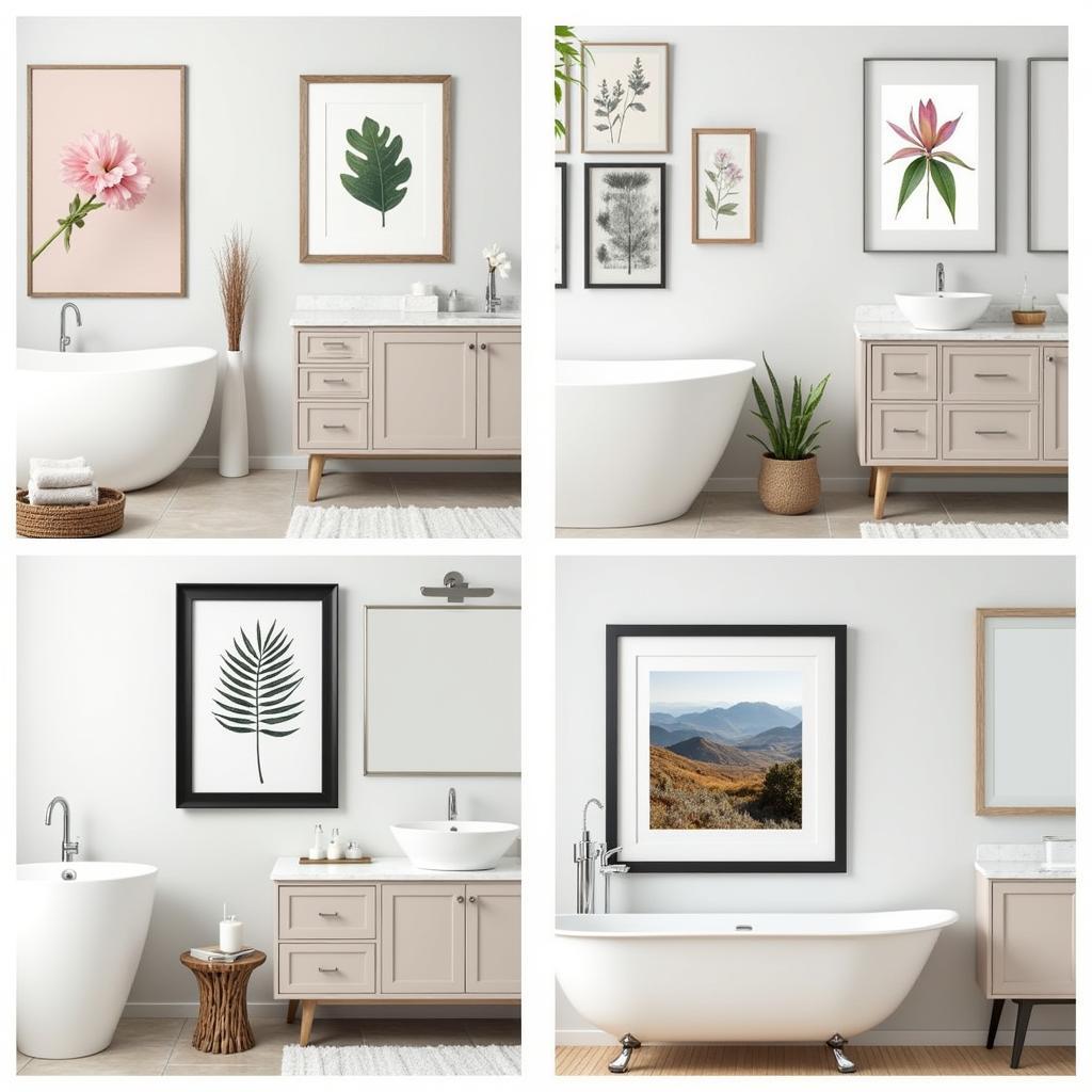 Bathroom Framed Wall Art Ideas