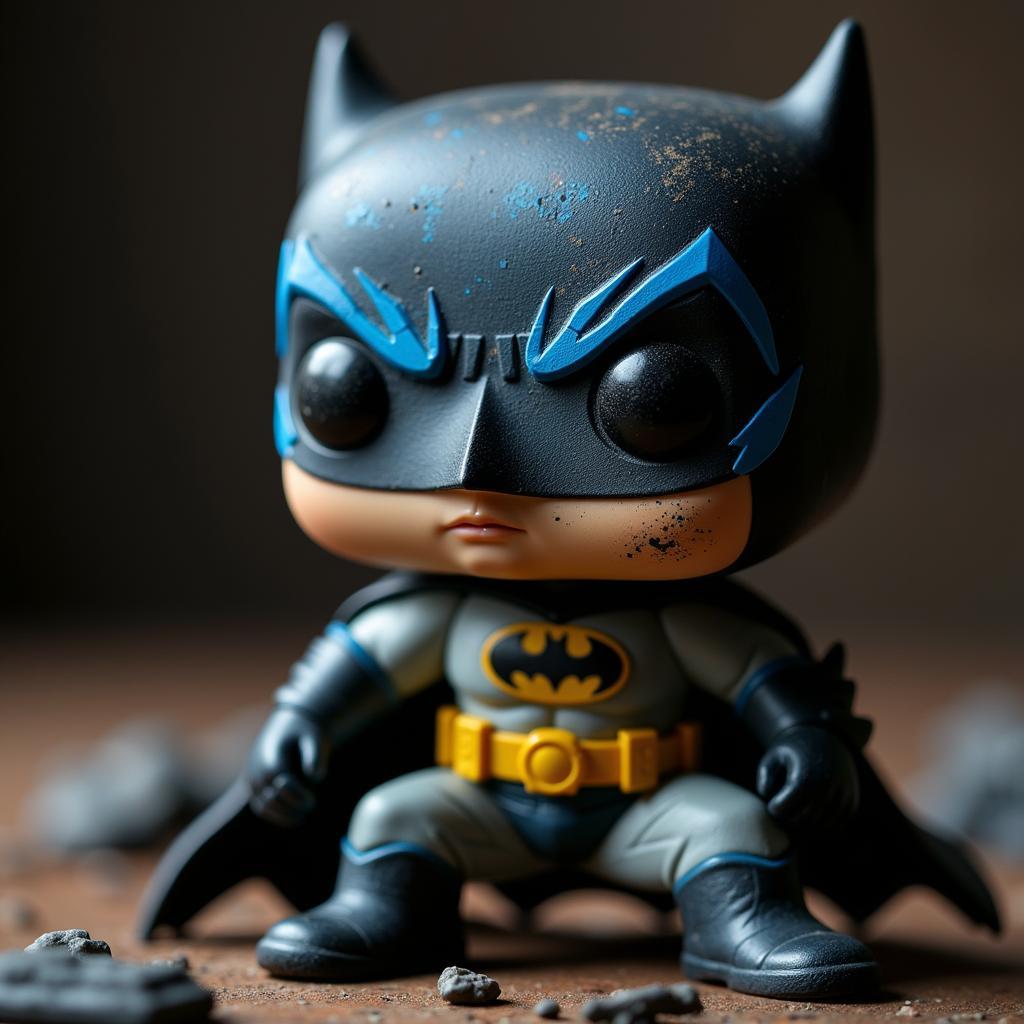 Batman Art Series Funko Pop Close-up Detail