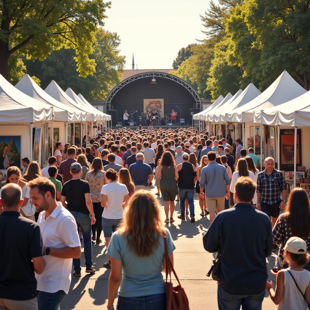 Bay Area Art Wine Festival Crowd