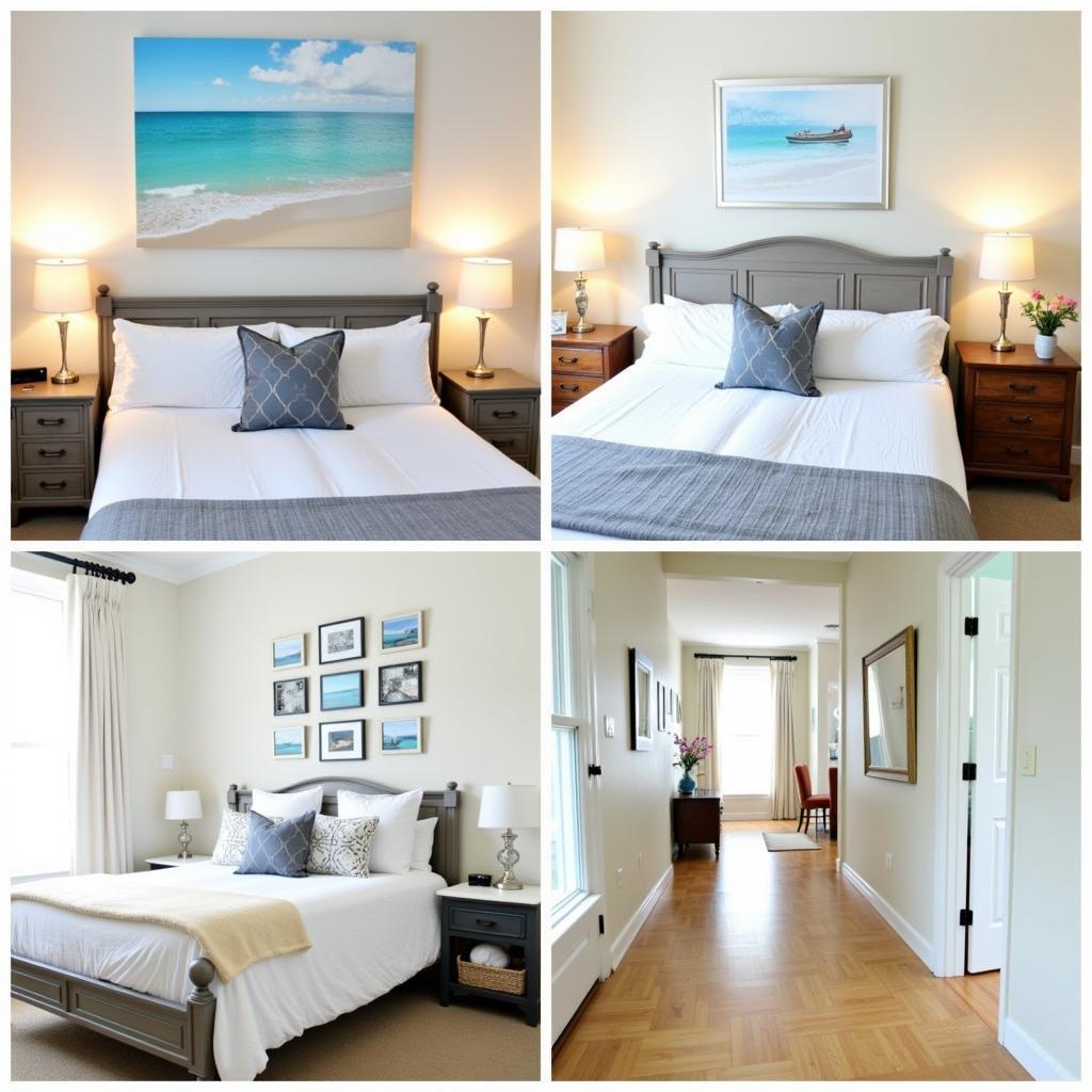 Creative placement ideas for beach art prints in various rooms