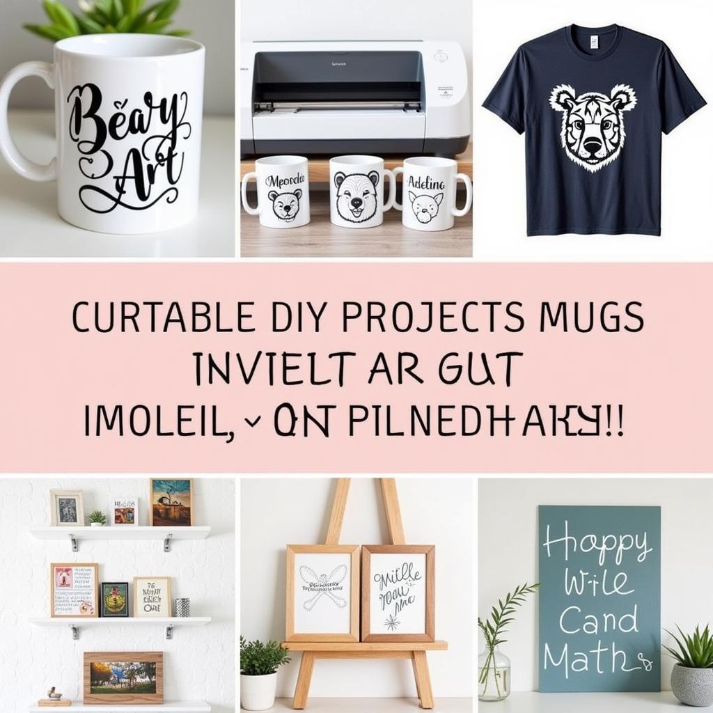 Bearly Art SVG Cricut Projects