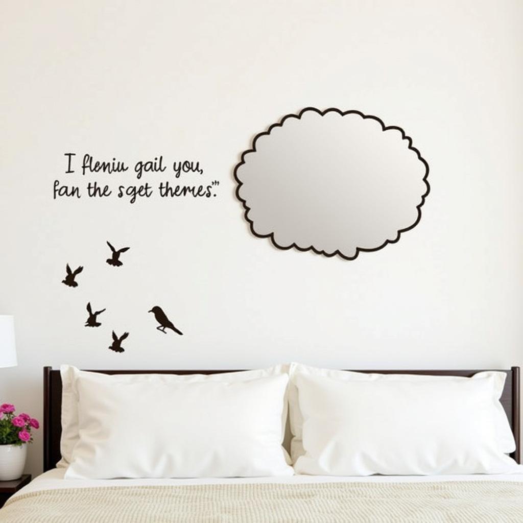 Bedroom Wall Art Stickers Quotes Placement Ideas