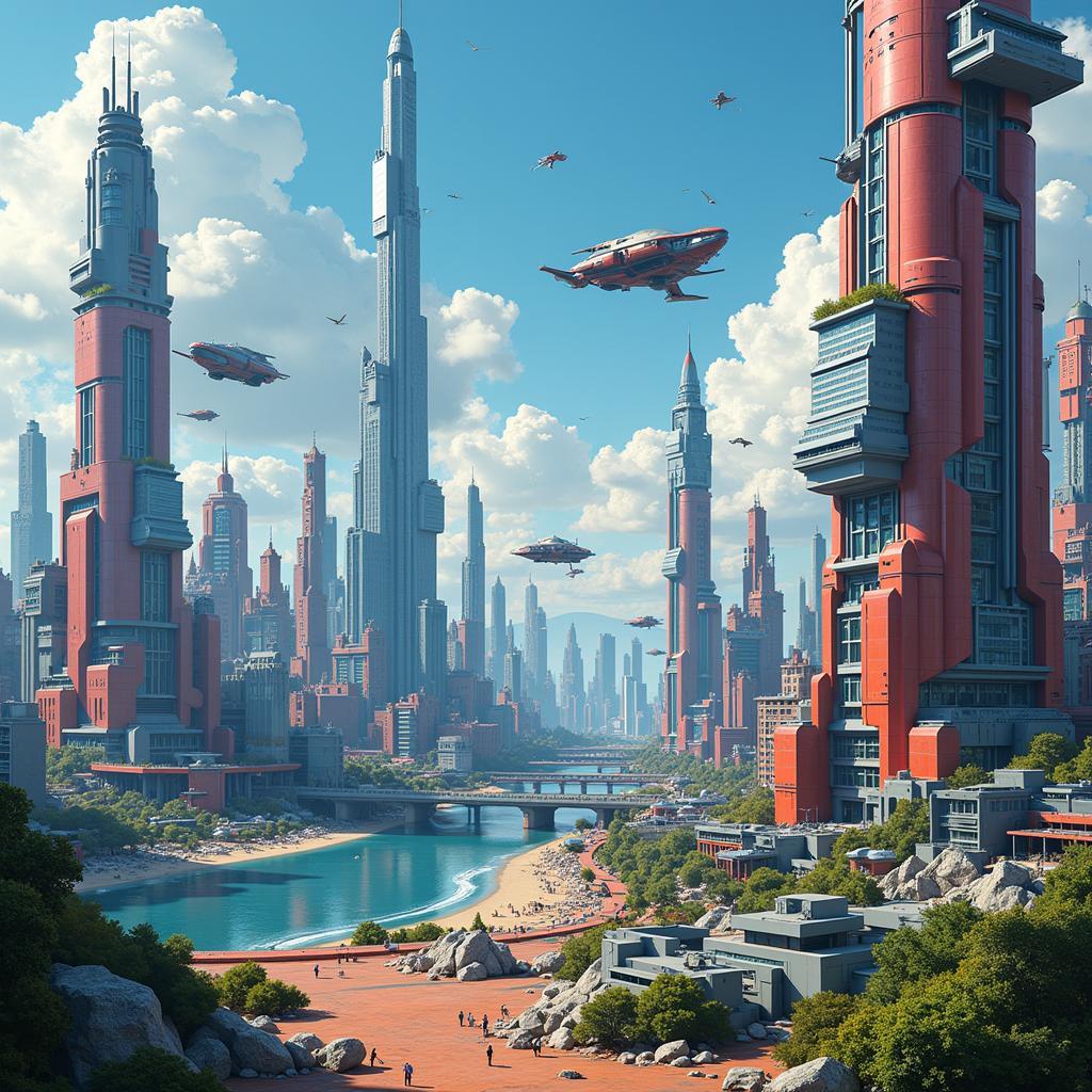 Ben Essenburg's Futuristic Digital Cityscape