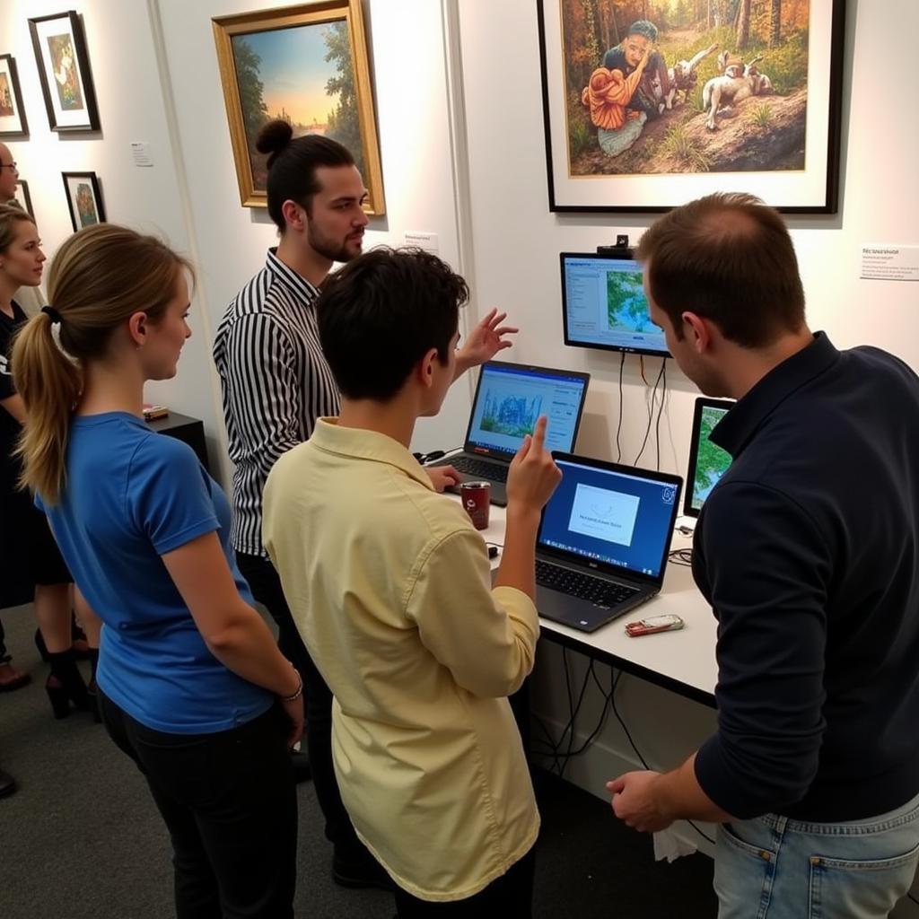 Digital Art Workshop at Bethesda Art Fair