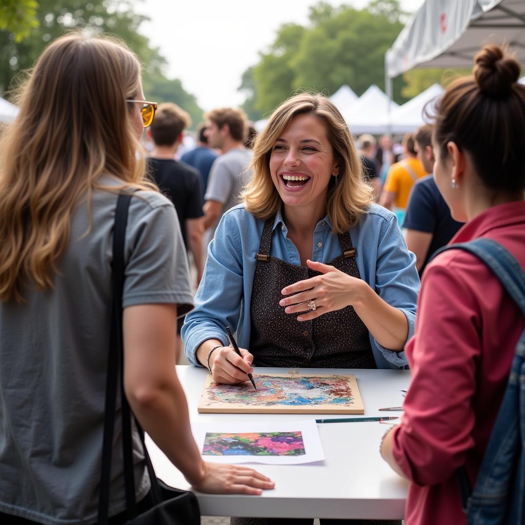 Artist Interview at Beverly Arts Fest