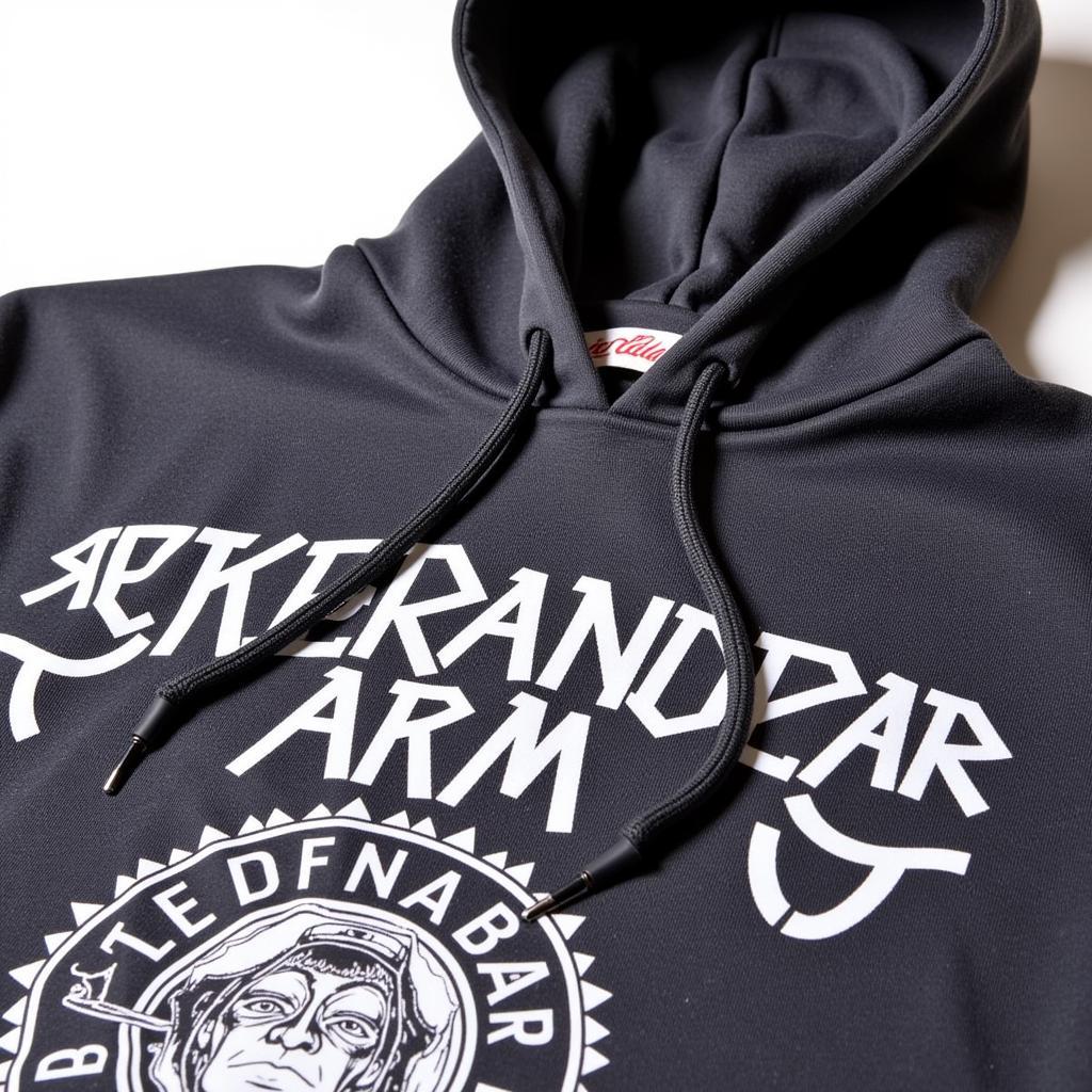 Billionaire Studios Normalize Art Hoodie Close-up