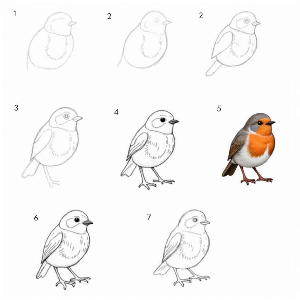 Bird Drawing Tutorial for Beginners: Pencil Sketch