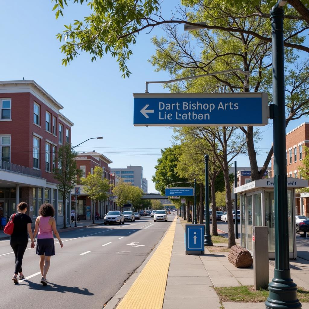 Accessing the Bishop Arts District via Public Transport