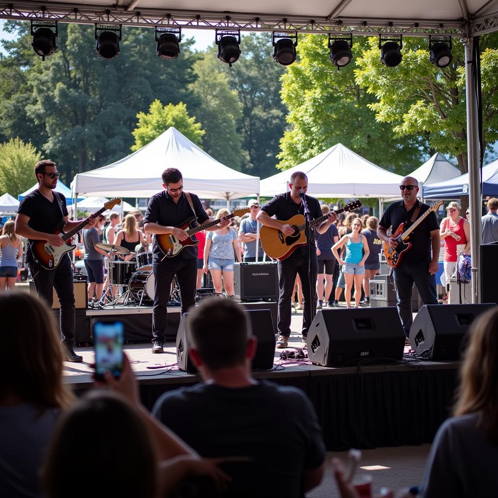 Live Music Performance at the Blackstone Arts and Crafts Festival