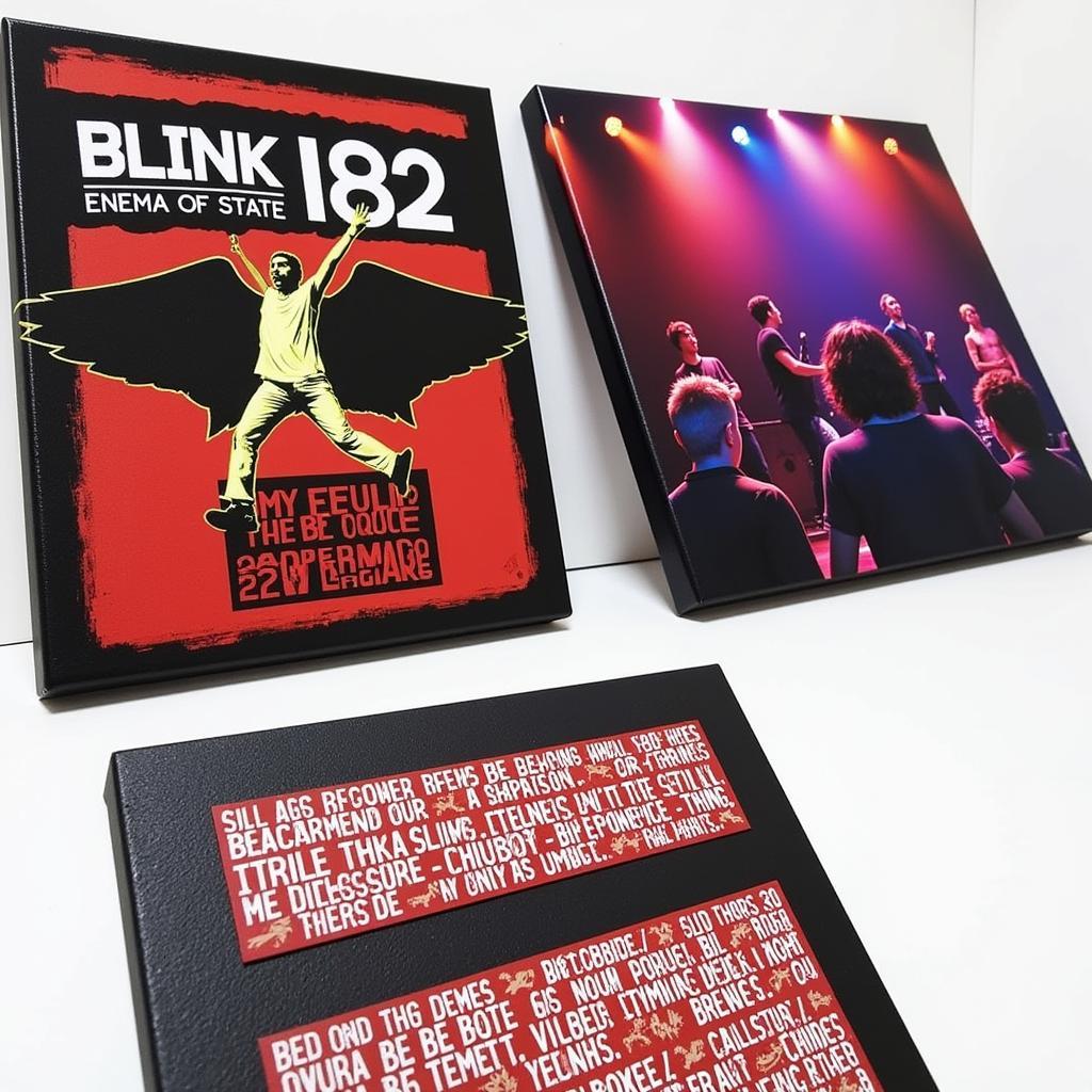 Blink 182 Canvas Prints for Wall Decor