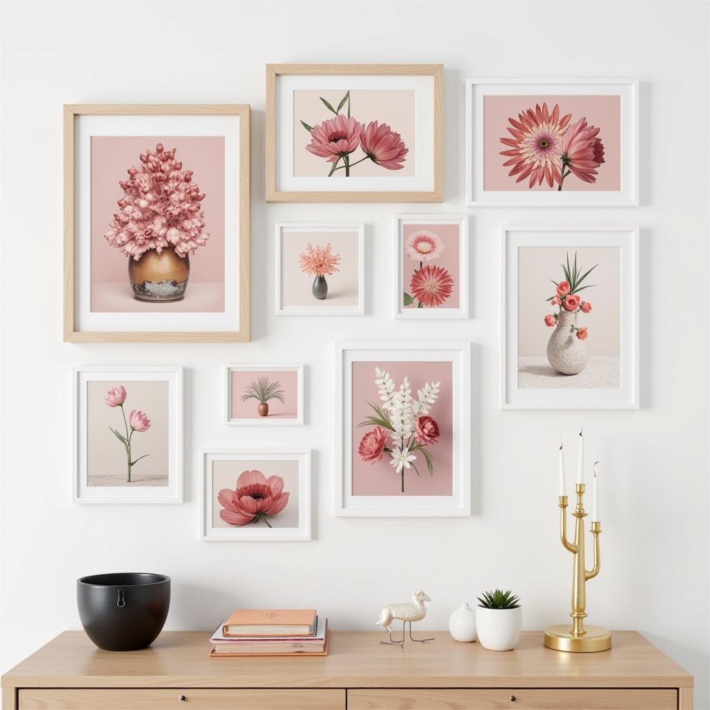 Blush Wall Art Gallery Wall Inspiration