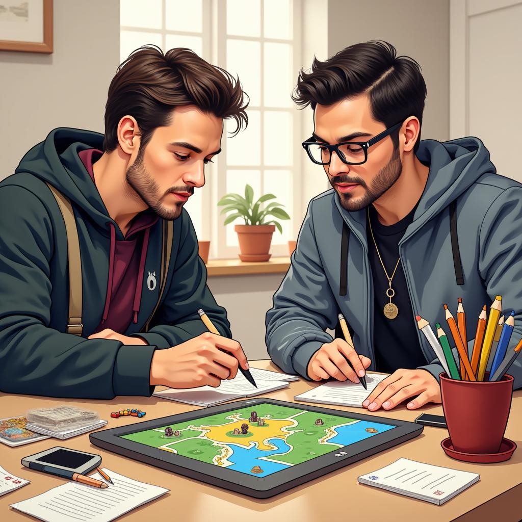 Board Game Artist and Designer Collaboration