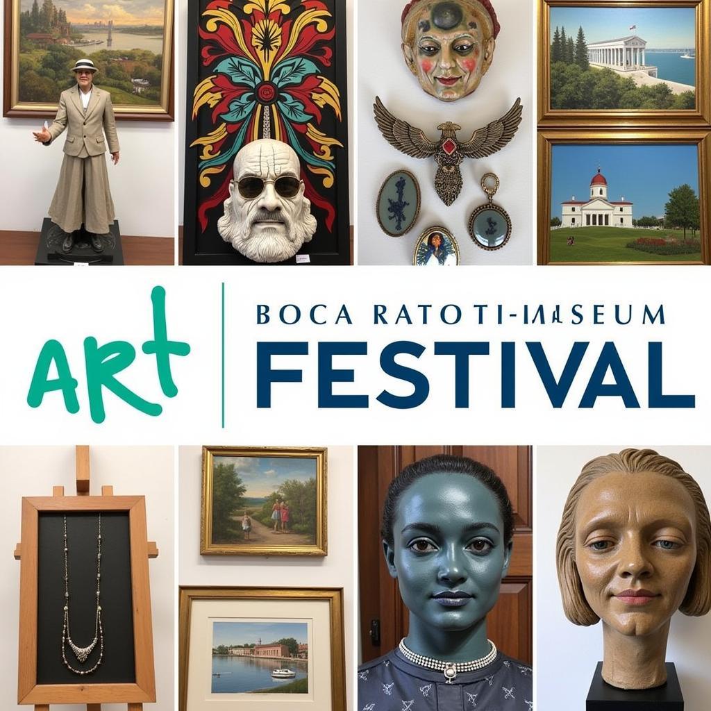 Variety of Artworks at the Boca Raton Museum Art Festival